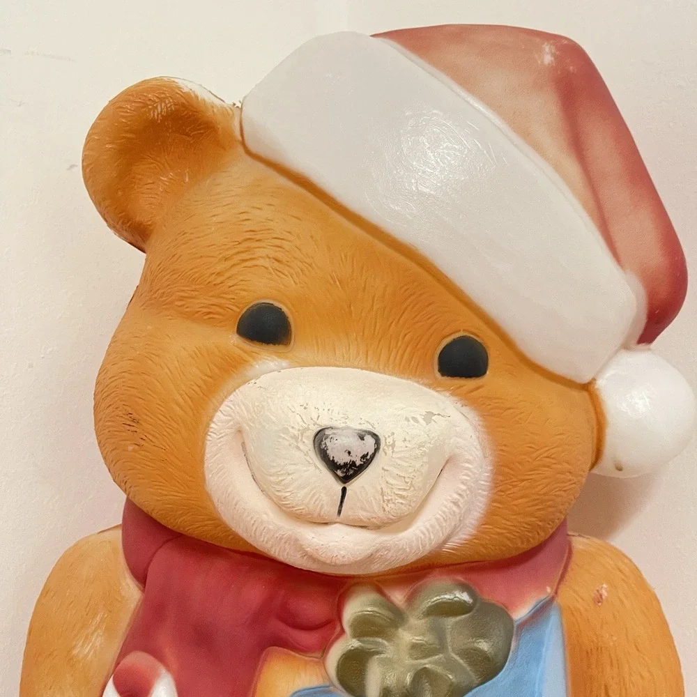Teddy Bear Blow Mold Empire Christmas 35